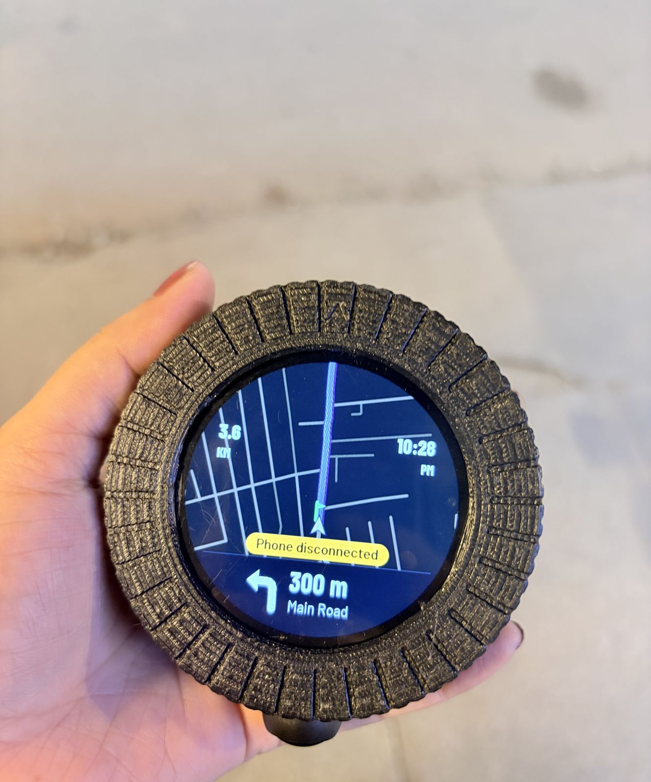 The first printed case in hand at night